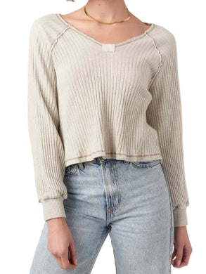 Homebody V-neck Rib