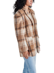 Nana Plaid Blazer Coat