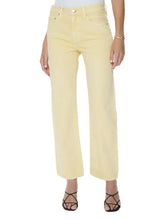 Load image into Gallery viewer, Lexi Mid Rise Bowed Straight Jean - Day Glow