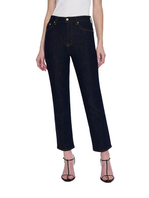 Bri High Rise Slim Straight Jean - Nightfall