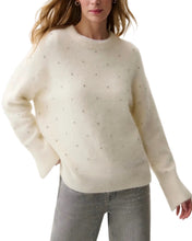 Load image into Gallery viewer, LUNA EMBELLISHED SWEATER - WINTER WHITE