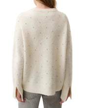 Load image into Gallery viewer, LUNA EMBELLISHED SWEATER - WINTER WHITE