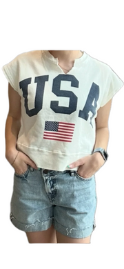 USA Sleeveless Sweatshirt