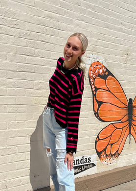 Jax Stripe Pullover