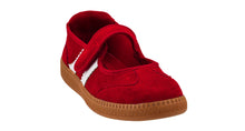 Load image into Gallery viewer, Calm Down Red Faux Mary Jane Flat
