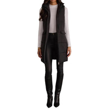 Load image into Gallery viewer, Black Long Vest