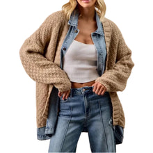 Load image into Gallery viewer, Washed Denim Mix &amp; Match Sweater