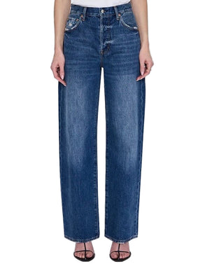 Tate High Rise Bowed Wide Leg Jean - Fulton
