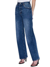 Load image into Gallery viewer, Tate High Rise Bowed Wide Leg Jean - Fulton