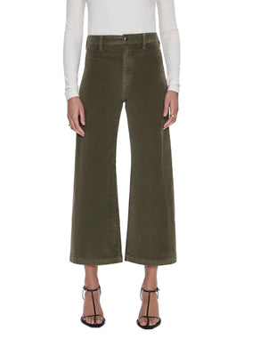 Penny Crop High Rise Wide Leg Pant - Sequoia