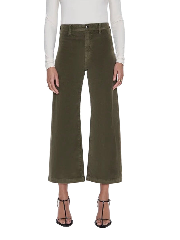 Penny Crop High Rise Wide Leg Pant - Sequoia