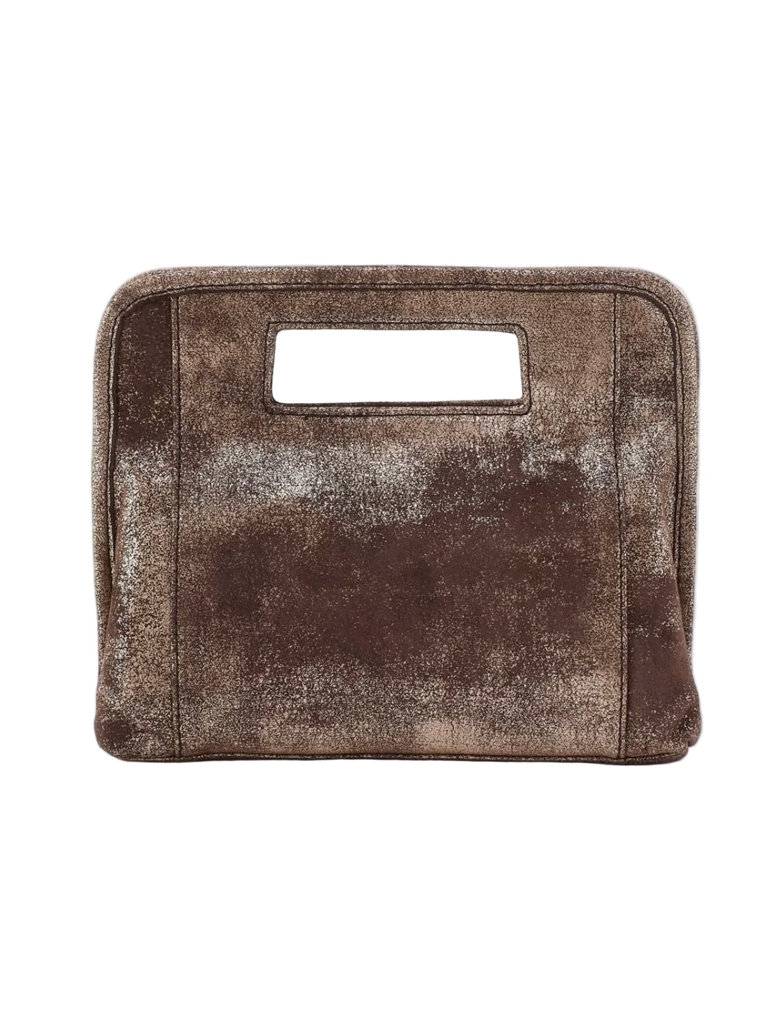 Ace Clutch Cocoa Platinum