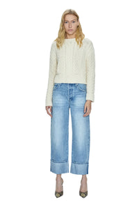 Ryder High Rise Cuffed Straight Jean