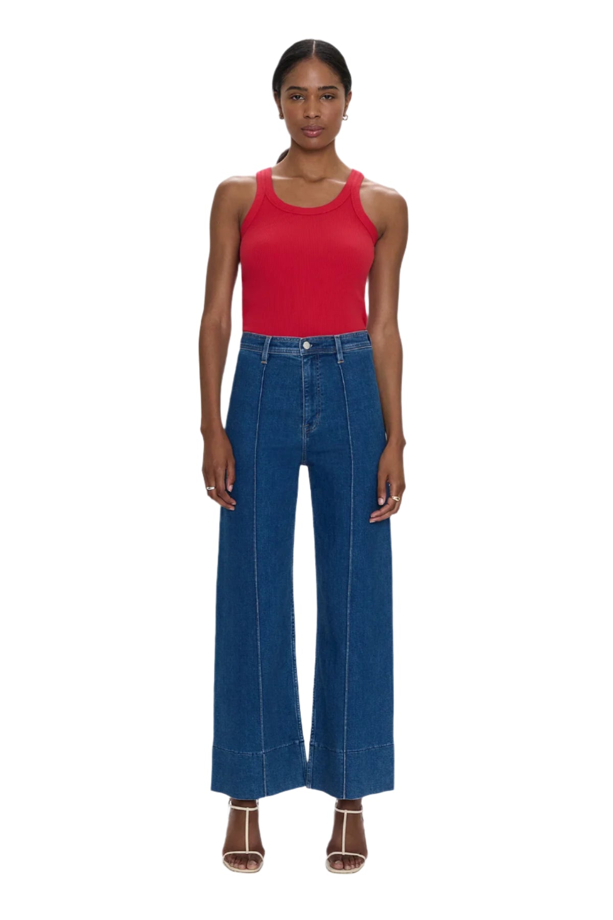 Penny Ankle High Rise Wide Leg Jean