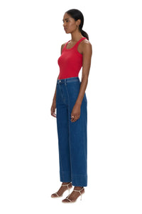 Penny Ankle High Rise Wide Leg Jean