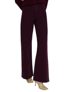 Penny High Rise Wide Leg Jean - Claret