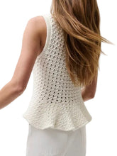 Load image into Gallery viewer, Anna Peplum Sweater Tank