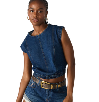 Leila Denim Top