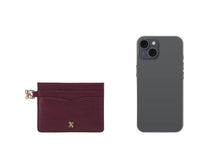 Load image into Gallery viewer, Charmed Card Case - Mulberry Glaze