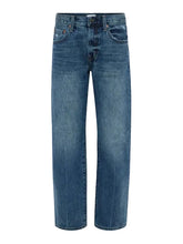 Load image into Gallery viewer, Lexi Mid Rise Bowed Straight Jean - Artisan